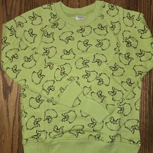 New Hanna Andersson Dr. Suess Grinch Sweatshirt - Size 8 / 130 - Boys Girls Kids